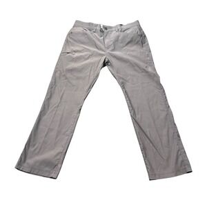 Orvis Lightweight 5 Pocket Trek Pants Men's 36x30 Gray Stretch Water Repellent